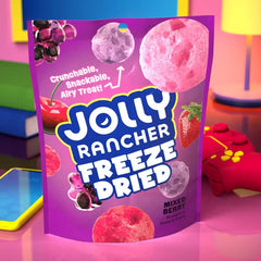 JOLLY RANCHER Freeze Dried Mixed Berry Flavored Candy Bag, 3.1 oz