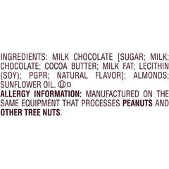 GOLDEN ALMOND Milk Chocolate 14oz Box of Five 2.8oz Candy Bars