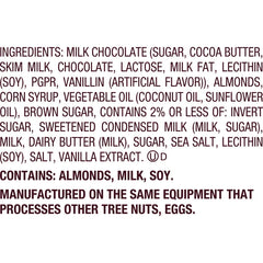 HERSHEY’S Almond Caramel Clusters, 20 oz Bag