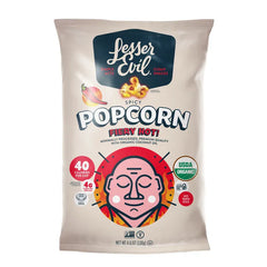 LesserEvil Fiery Hot Popcorn 4.6oz