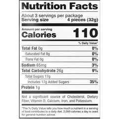 Sour Strips Rainbow Candy Peg Bag, 3.4oz