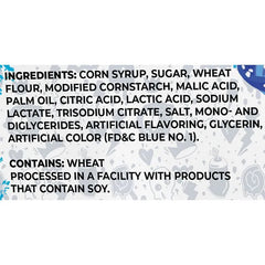 Sour Strips Blue Raspberry Candy Party Bag, 10.2oz