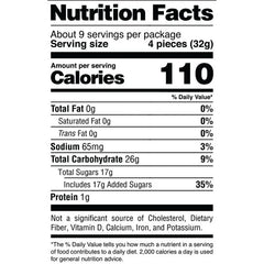 Sour Strips Blue Raspberry Candy Party Bag, 10.2oz