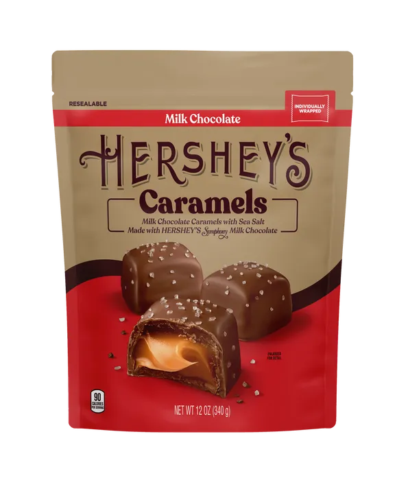 HERSHEY’S Caramels Candy Bag, 12 oz