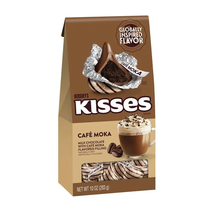 HERSHEY'S KISSES Moka Flavored Kisses, 10oz Pouch