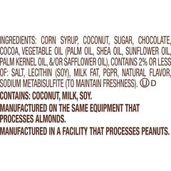 MOUNDS Dark Chocolate and Coconut Snack Size, Candy Bars Bag, 11.3 oz