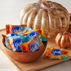 YORK Dark Chocolate Peppermint Patties Pumpkins, Fall Candy Bag, 8.6 oz