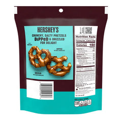 HERSHEY'S Milk Chocolate Dipped Pretzels 8.5oz Candy Bag