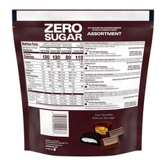 HERSHEY'S, REESE'S and YORK Zero Sugar Assorted Flavored Candy Variety Bag, 15.5 oz