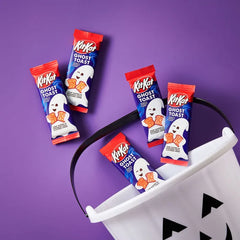 KIT KAT® Ghost Toast Cinnamon Toast Flavored Creme Wafer Snack Size Bars, Halloween Candy Bag, 9.8 oz