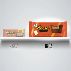 REESE'S World's Largest  Peanut Butter Cups 1 lb. Candy Pack