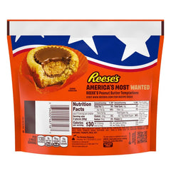 REESE'S Miniatures Red White and Blue Foils, Milk Chocolate Peanut Butter Cups Candy Share Pack, 9 oz