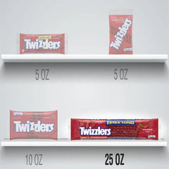 TWIZZLERS World's Largest Strawberry X-Long Twists 25oz Candy Bag