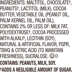 REESE'S Zero Sugar Miniatures Dark Chocolate Peanut Butter Cups Candy Bag, 5.1 oz