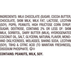 REESE'S Milk Chocolate Caramel Peanut Butter Snack Size Cups, Candy Bag, 9.9 oz