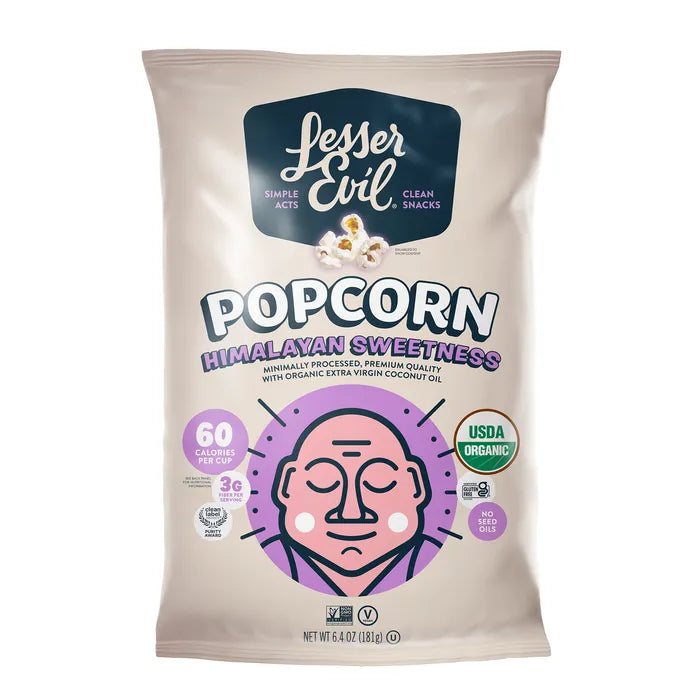 LesserEvil Himalayan Sweetness Popcorn 6.4oz
