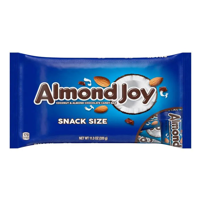 ALMOND JOY Coconut and Almond Chocolate Candy Bag, 11.3 oz