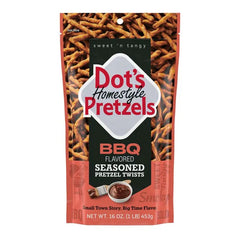 DOT'S HOMESTYLE PRETZELS BBQ Seasoned Pretzel Twists, 16oz bag