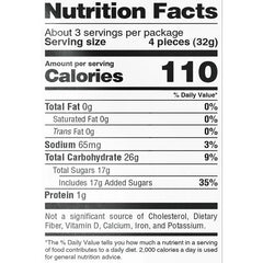 Sour Strips Green Apple Candy Peg Bag, 3.4oz