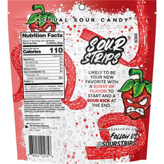 Sour Strips Strawberry Candy Party Bag, 10.2oz