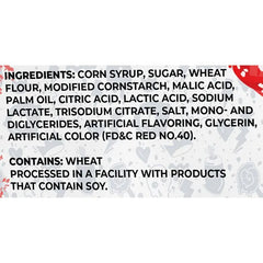 Sour Strips Strawberry Candy Party Bag, 10.2oz