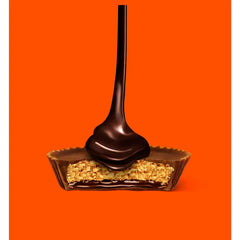 REESE'S Chocolate Lava Milk Chocolate Snack Size Peanut Butter Cups Candy Bag, 9.35 oz